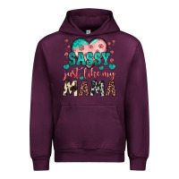 Mauve Wine sassy just like my mama Urban Hoodie - JahusDesignShop