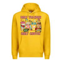 Lemon half teacher half coffee Premium Hoodie - JahusDesignShop