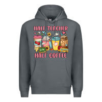 Rock half teacher half coffee Premium Hoodie - JahusDesignShop
