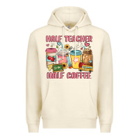 Sandshell half teacher half coffee Premium Hoodie - JahusDesignShop