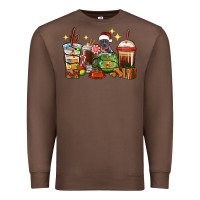 Chestnut Christmas coffee cups with Pitbull Premium Sweatshirt - RanaPortraitStore