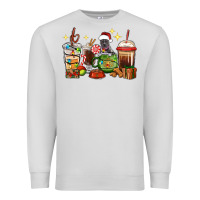 Dove Grey Christmas coffee cups with Pitbull Premium Sweatshirt - RanaPortraitStore