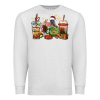 Oatmeal Heather Christmas coffee cups with Pitbull Premium Sweatshirt - RanaPortraitStore