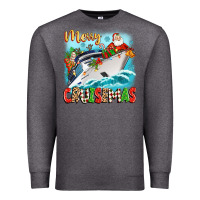 Charcoal Heather merry cruisemas Premium Sweatshirt - Zillion Design Studio
