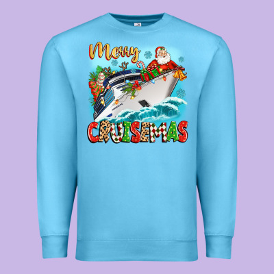 Merry Cruisemas Premium Sweatshirt Designed By Zillion Design Studio