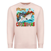Pale Pink merry cruisemas Premium Sweatshirt - Zillion Design Studio