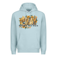 Blue Mist pray through it on it and over it Premium Hoodie - JahusDesignShop