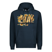 Navy pray through it on it and over it Premium Hoodie - JahusDesignShop