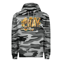 Slate Camo pray through it on it and over it Premium Hoodie - JahusDesignShop