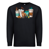 Black golden retriever dog coffee cups Premium Sweatshirt - texasbilliewilder