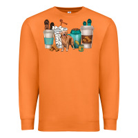 Carrot golden retriever dog coffee cups Premium Sweatshirt - texasbilliewilder