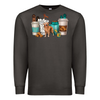 Smoke golden retriever dog coffee cups Premium Sweatshirt - texasbilliewilder