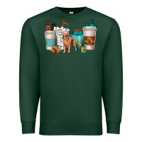 Sports Green golden retriever dog coffee cups Premium Sweatshirt - texasbilliewilder