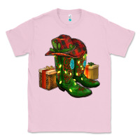 Bubblegum Pink cowboy hat with boots christmas Classic Tee - RanaPortraitStore