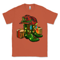 Copper cowboy hat with boots christmas Classic Tee - RanaPortraitStore
