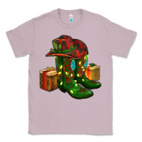 Lilac cowboy hat with boots christmas Classic Tee - RanaPortraitStore