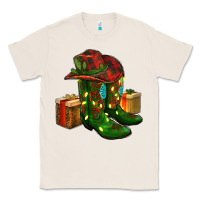 Natural cowboy hat with boots christmas Classic Tee - RanaPortraitStore
