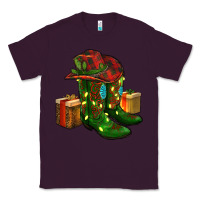 Plum cowboy hat with boots christmas Classic Tee - RanaPortraitStore