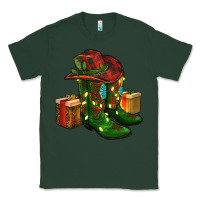 Sports Green cowboy hat with boots christmas Classic Tee - RanaPortraitStore