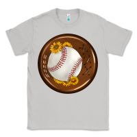 Moon Dust baseball with sunflower round earrings Classic Tee - BundleAndBundleShop