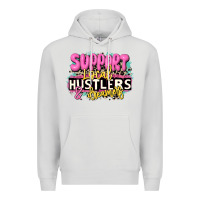 Dove Grey support local hustlers and dreamers Premium Hoodie - JahusDesignShop