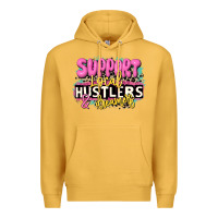 Mustard support local hustlers and dreamers Premium Hoodie - JahusDesignShop