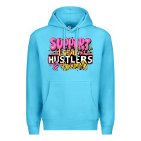 Ocean Blue support local hustlers and dreamers Premium Hoodie - JahusDesignShop
