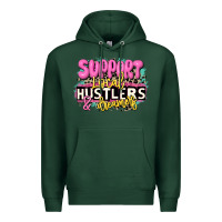 Sports Green support local hustlers and dreamers Premium Hoodie - JahusDesignShop