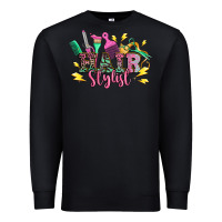 Black hair stylist Premium Sweatshirt - texasbilliewilder