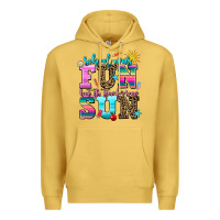Antique Gold school was  fun but its time for some  sun Premium Hoodie - AdoDesignShop