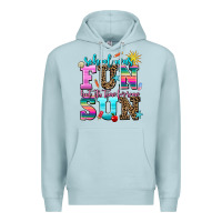 Blue Mist school was  fun but its time for some  sun Premium Hoodie - AdoDesignShop