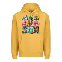Mustard school was  fun but its time for some  sun Premium Hoodie - AdoDesignShop
