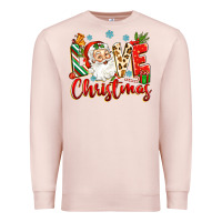 Pale Pink love christmas Premium Sweatshirt - Zillion Design Studio