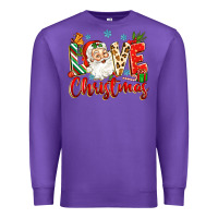 Purple love christmas Premium Sweatshirt - Zillion Design Studio