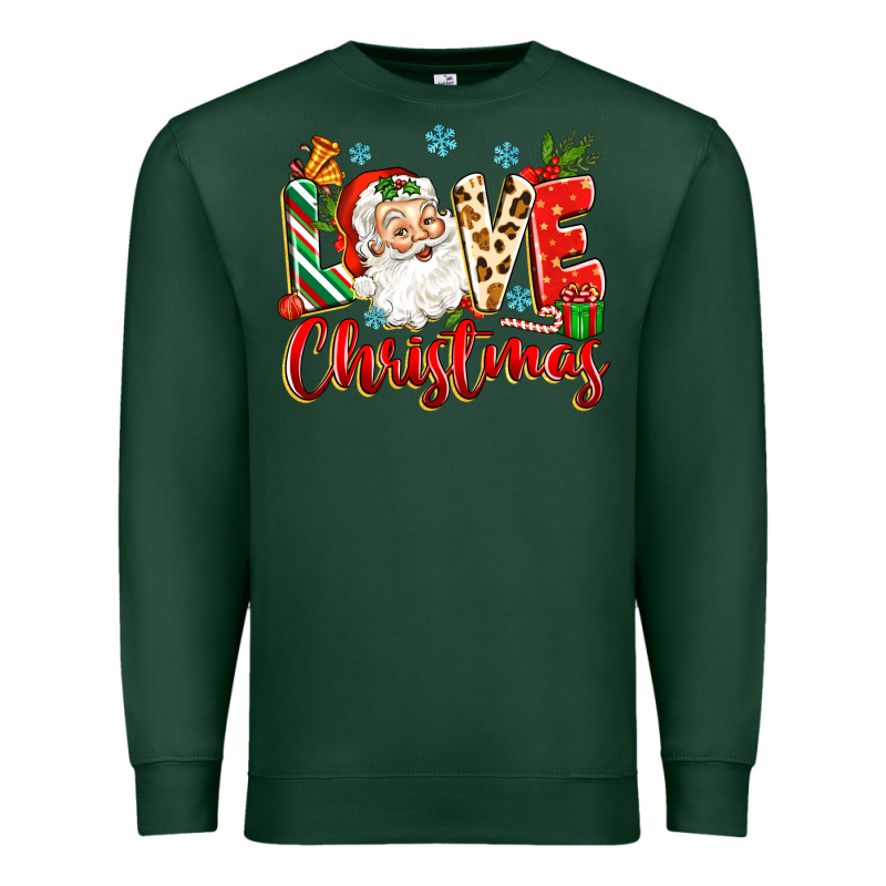 Love Christmas Premium Sweatshirt by Zillion Design Studio | Teevron