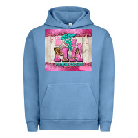 Pigment Pebble Blue ma Urban Hoodie - AdoDesignShop