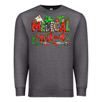 Charcoal Heather christmas medical assistant Premium Sweatshirt - Zillion Design Studio