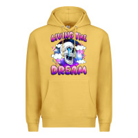 Antique Gold living the dream Premium Hoodie - JahusDesignShop