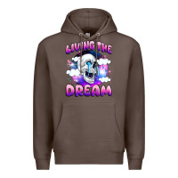 Coffee living the dream Premium Hoodie - JahusDesignShop
