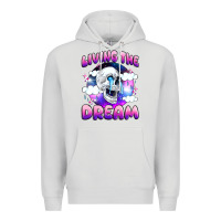 Dove Grey living the dream Premium Hoodie - JahusDesignShop