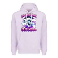 Lilac living the dream Premium Hoodie - JahusDesignShop