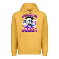 Mustard living the dream Premium Hoodie - JahusDesignShop