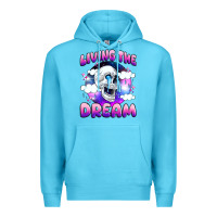 Ocean Blue living the dream Premium Hoodie - JahusDesignShop