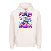 Pale Pink living the dream Premium Hoodie - JahusDesignShop