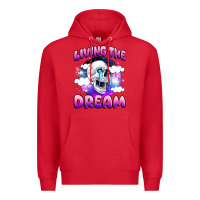 Red living the dream Premium Hoodie - JahusDesignShop