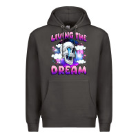 Smoke living the dream Premium Hoodie - JahusDesignShop