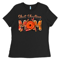 Black skeet shooting mom Ladies Tee - BarkalooDesign