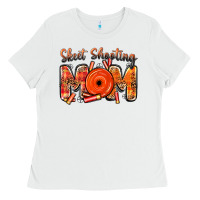 White skeet shooting mom Ladies Tee - BarkalooDesign