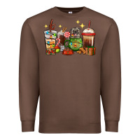 Chestnut Christmas coffee cups with Pug Premium Sweatshirt - RanaPortraitStore