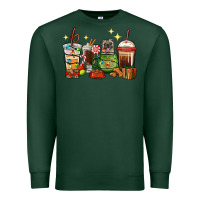 Sports Green Christmas coffee cups with Pug Premium Sweatshirt - RanaPortraitStore